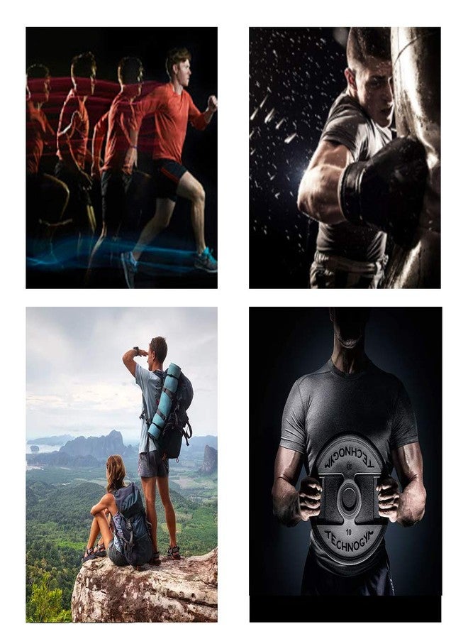 frueo Men's 3 Pack Sports Shirts Quick Dry Moisture Wicking Short Sleeve Mesh Active Training T-Shirts,520,3Black,XL - Image 5